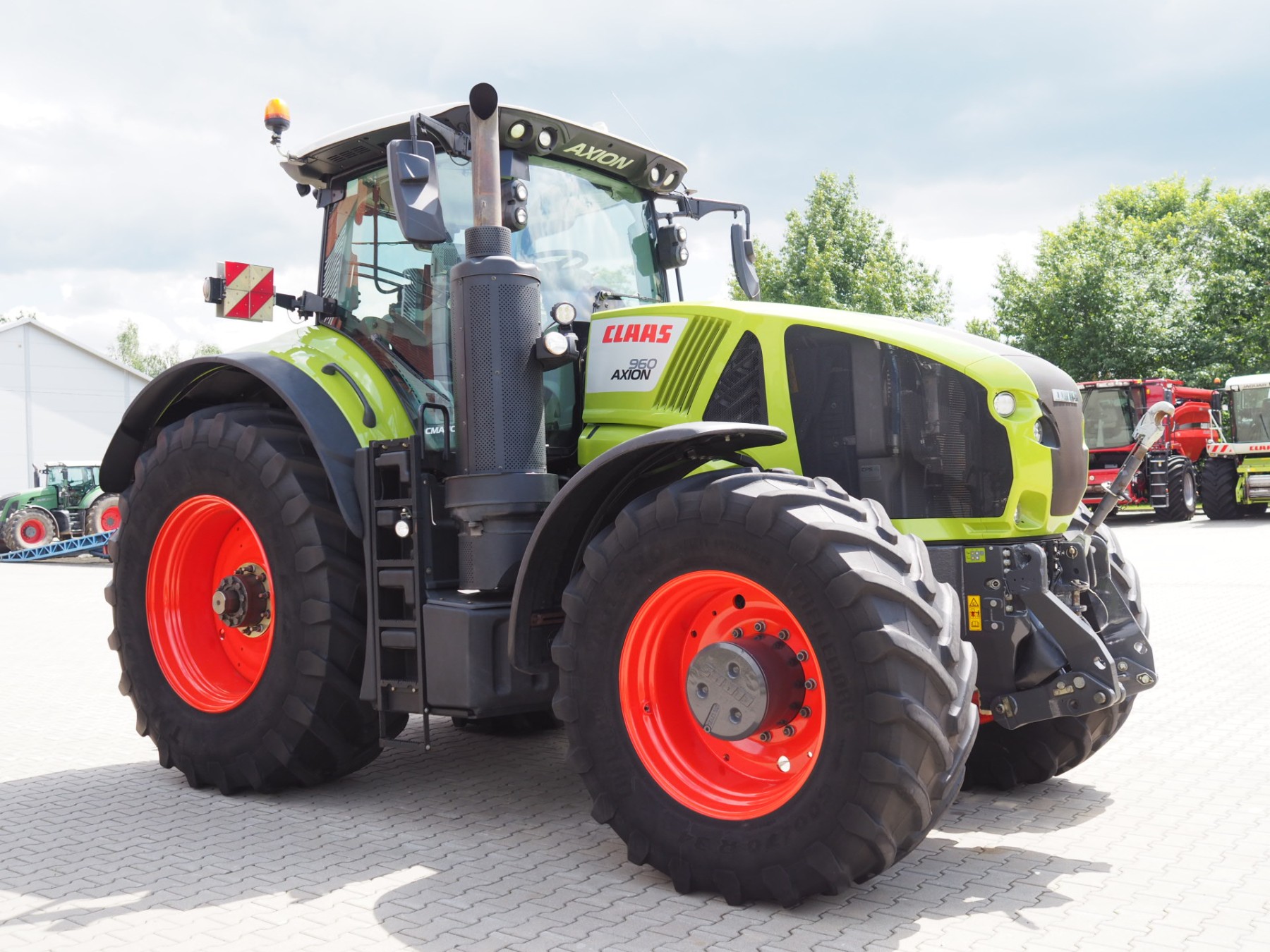 Claas Axion 960 Cmatic, GPS RTK NET